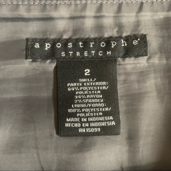 Apostrophe Stretch Midi Skirt - Picture 2 of 5